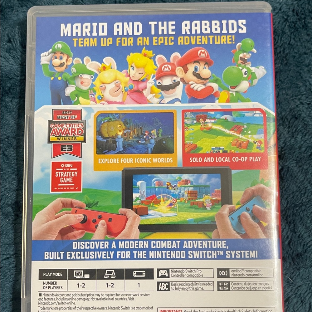 Nintendo Switch Mario + Rabbids Kingdom Battle - Picture 3 of 7